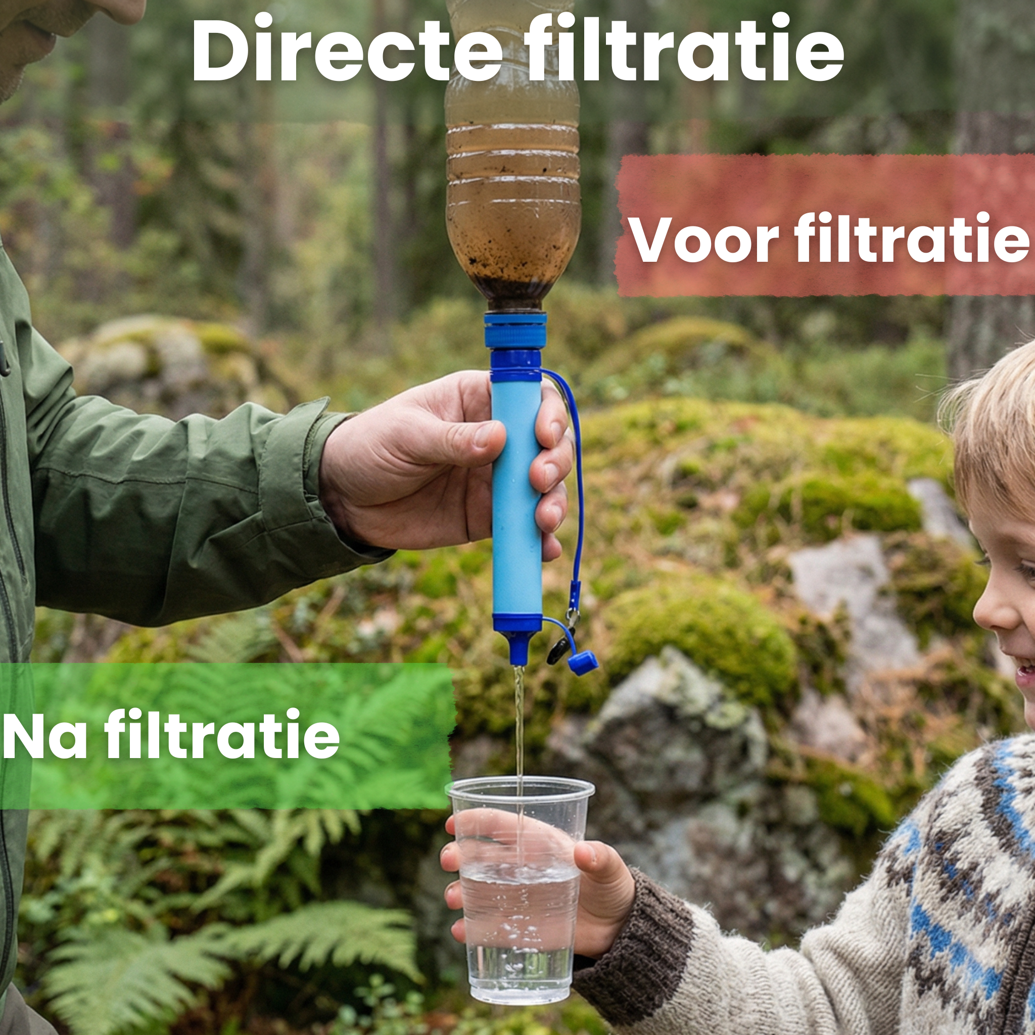 Noodwaterfilter – Altijd toegang tot schoon drinkwater