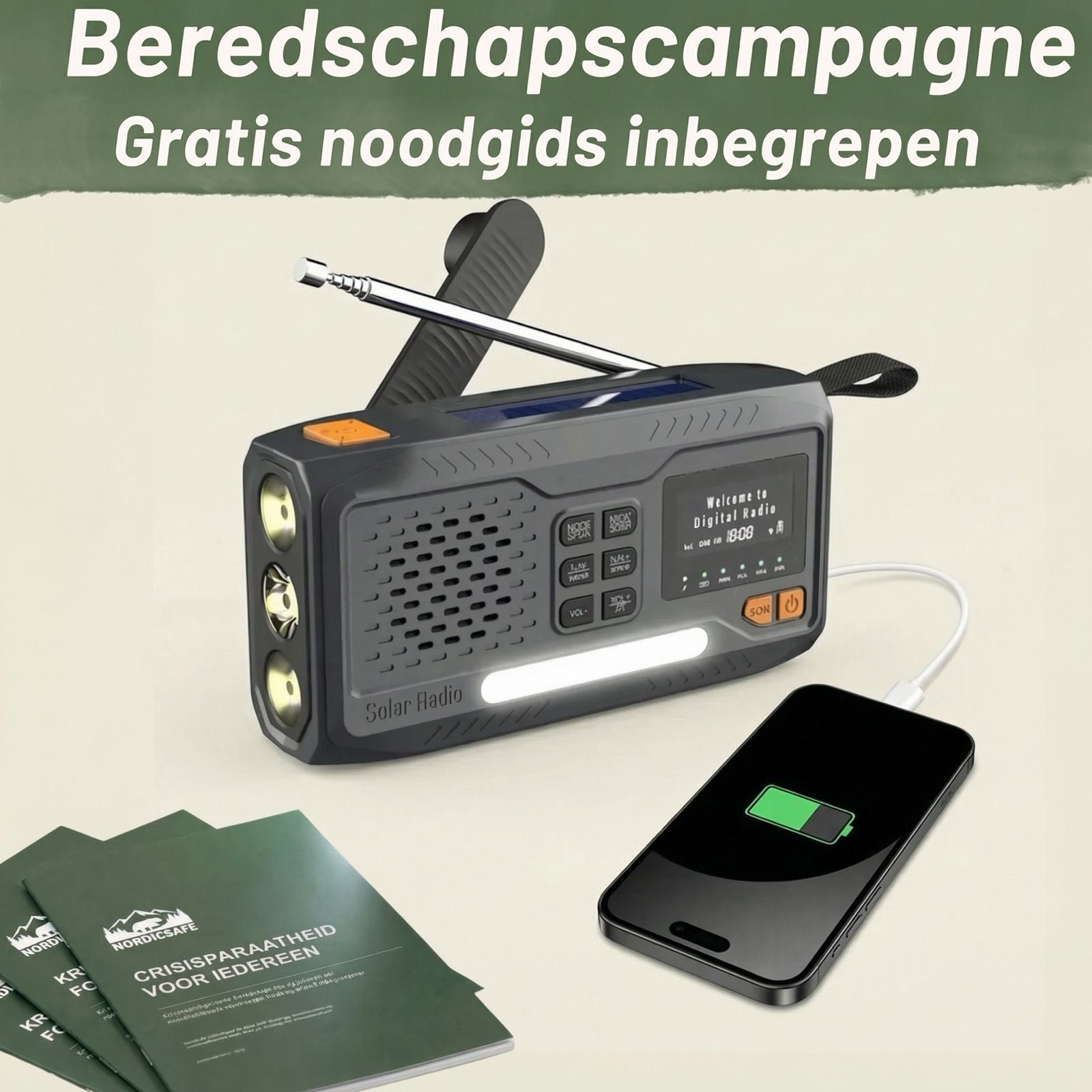 Noodradio – 4.500 mAh DAB/DAB+ & Bluetooth